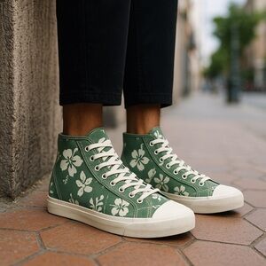 Vans | Vault Og Style 24 Lx (Canvas) Hibiscus Juniper Size 8 New In Box